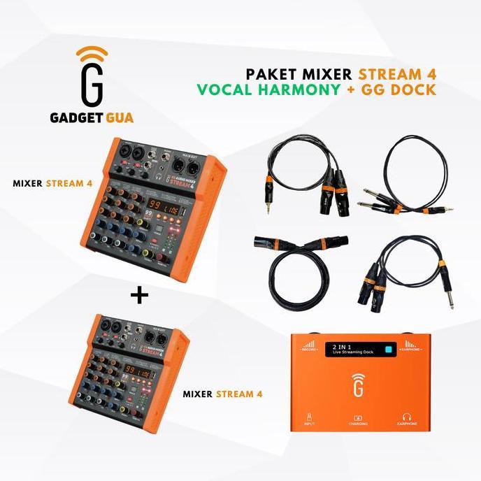 PAKET MIXER VOCAL HARMONY (2 AUDIO MIXER)