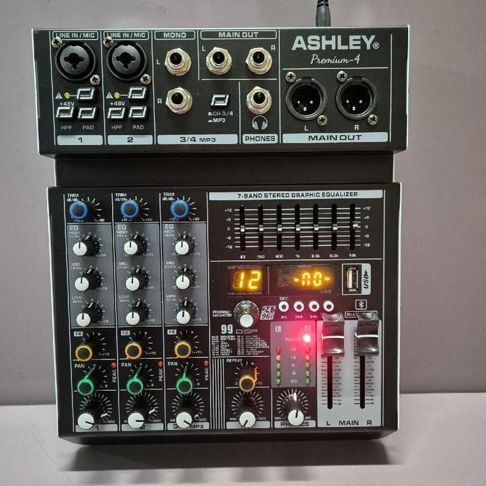 MIXER AUDIO ASHLEY PREMIUM4/PREMIUM 4 4CH USB-BLUETOOTH