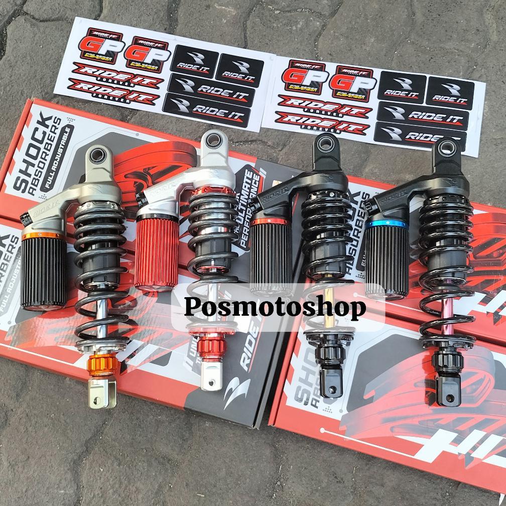 Shock Ride IT GP Premium Tabung Skok MATIC Mio Skok Vario Tabung GP Skok Belakang 310cm 330cm
