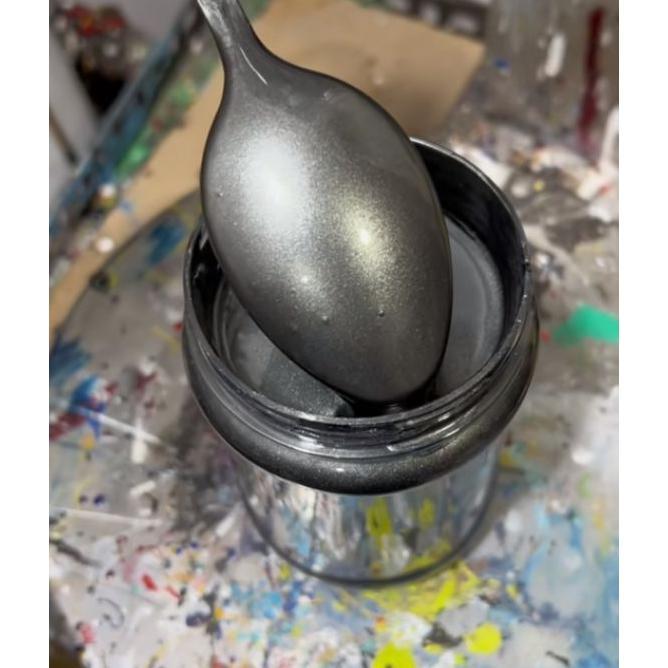 Cat Pu Titanium Grey Metalic | Cat Abu Abu Metalic