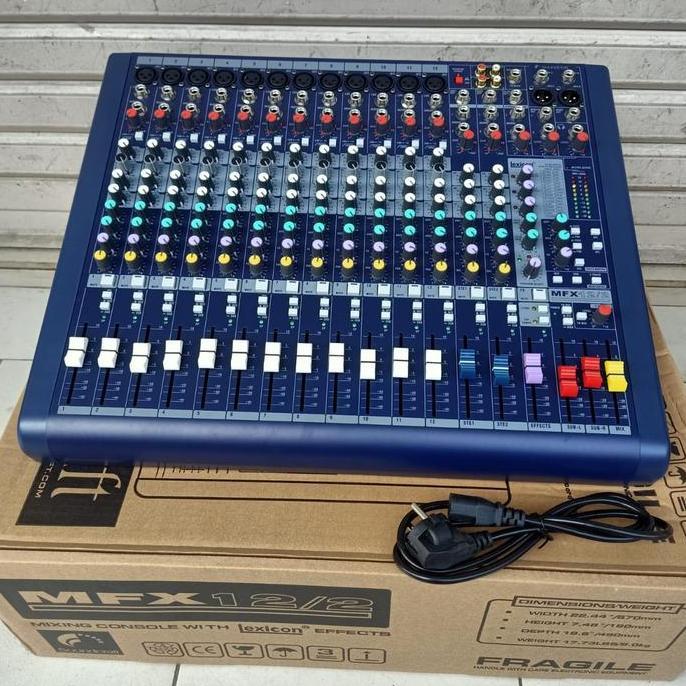 MIXER AUDIO SOUNDCRAFT MFX12 MIXER 12 CHANNEL PROFESSIONAL BARANG IMPOR MFX 12 Amplifier