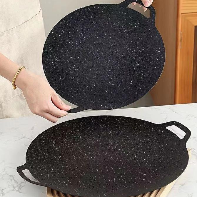 OREJELA WAJAN KONDUKSI SERBAGUNA PANCI TEFLON MULTI GRILL PAN TEFLON BBQ TEFLON BAKAR BAKAR / Pangga