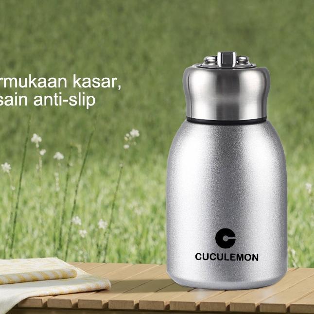 Cuculemon Termos Kopi Mini 300Ml Botol Minum Americano Tumbler Air Panas Stainless Steel Cl-02 Gelas