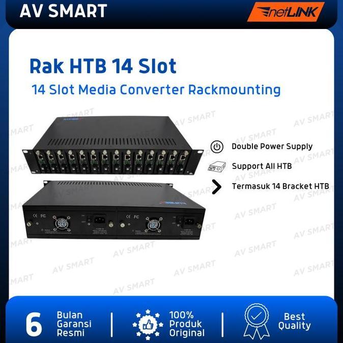 RACK MEDIA FIBER CONVERTER 14 SLOT / RAK HTB 14 SLOT