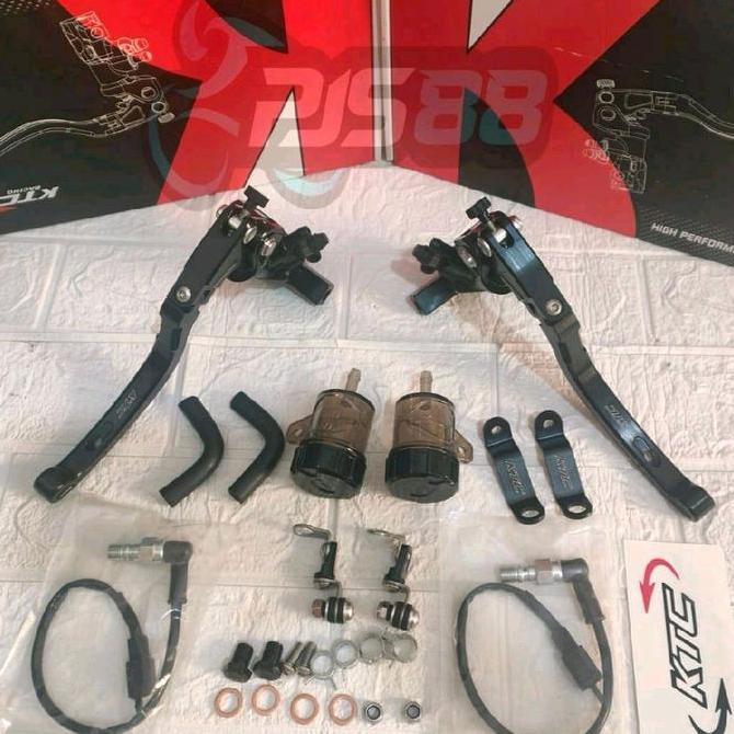 1Set master Rem 2 Tabung Kanan & kiri Ktc Racing 17mm Nmax Adv Pcx Xmax / Master Rem Ktc Aerox Alpha