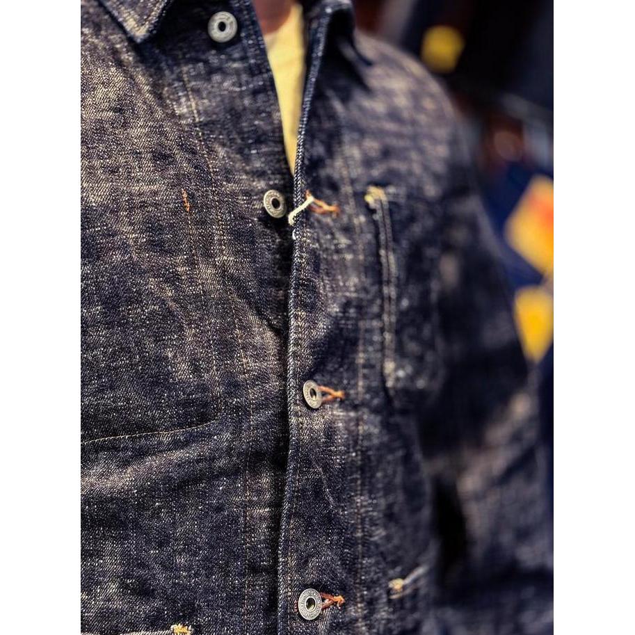 ONI Denim ONI 03502-KASURI 17oz Kasuri Selvage Coverall Jacket