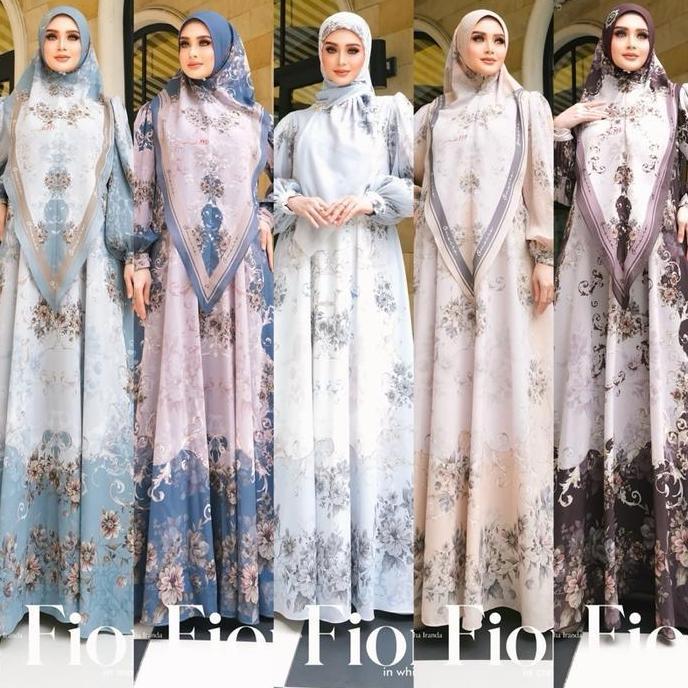 GAMIS SET FIORI OMEIRO BY ZAHRANISYA HIJAB