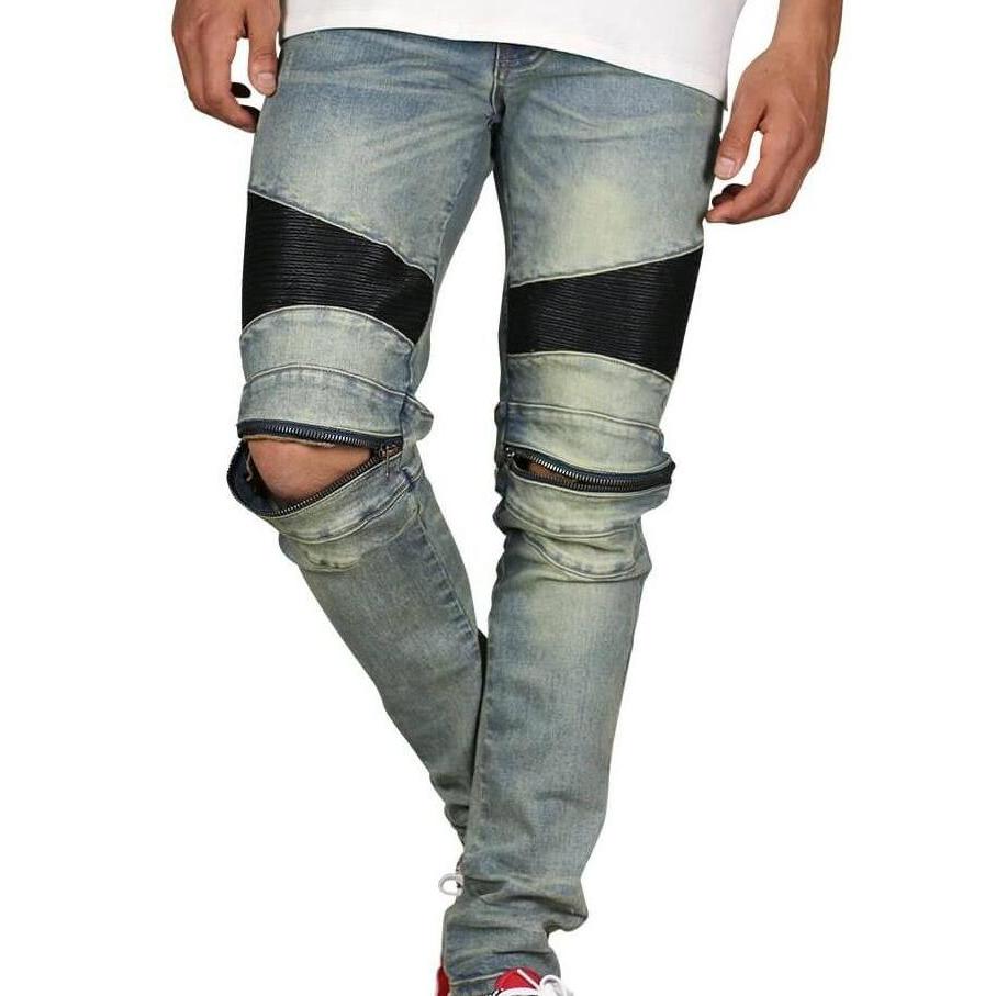 Hyperdenim Indo Moto Zipper Jeans Celana Panjang
