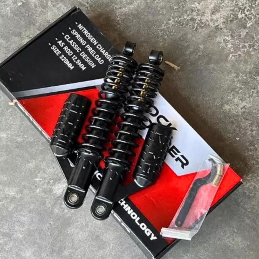 Shock Belakang KYB RZR 320mm Tabung Bawah Skok Kayaba RZR  Detail Ori Obral Murah