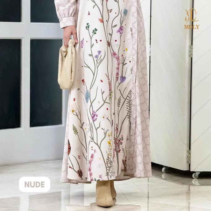 MDLY Lady Marvella Dress & Fleur Delux Dress Wanita Terbaru Bahan  Silk Premium Dress Kondangan Gami