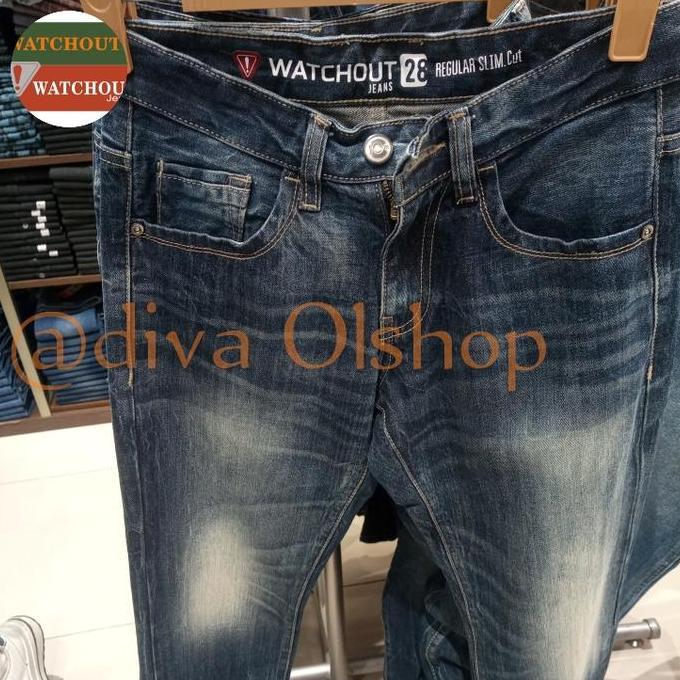 WATCHOUT JEANS ORINAL celana panjang pria
