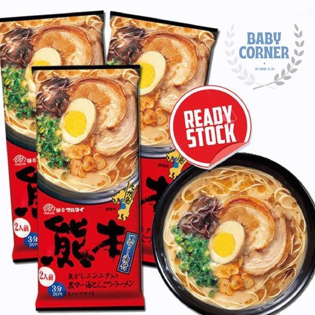 Marutai Ramen Kumamoto Kuro Mayo Tonkotsu Ramen Nonhalal Jepang
