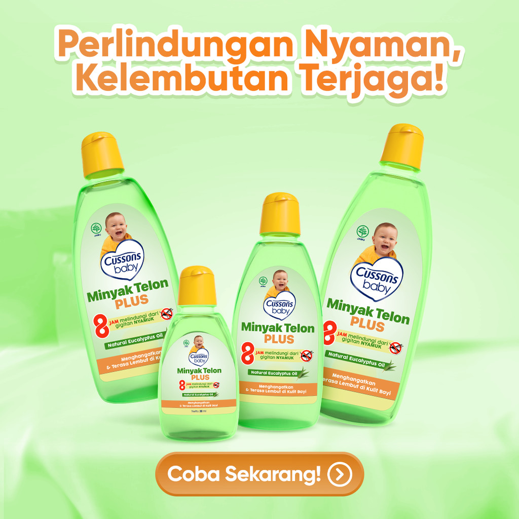 CUSSONS Baby Minyak Telon Plus / Minyak Telon Bayi Cussons / Minyak Telon Bayi