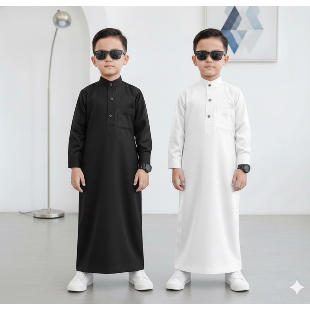 PREMIUM GAMIS TOYOBO ANAK LAKI LAKI 1-14 TAHUN-JUBAH GAMIS TOYOBO BAJU KOKO ANAK LAKI LAKI LENGAN PA