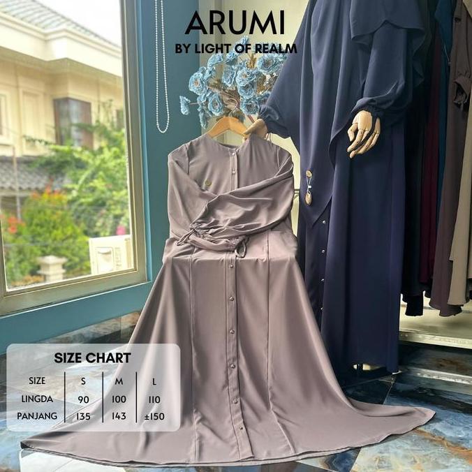 LR THE HIJAB | ABAYA ARUMI - QUDSIA ANTI UV