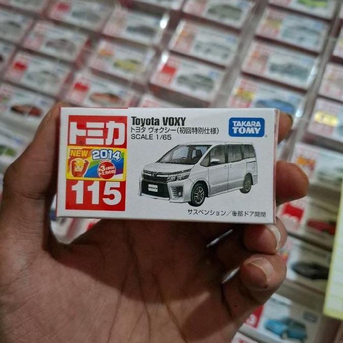 Tomica No. 115 Toyota Voxy First Edition Special Color diecast