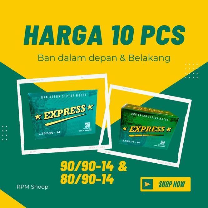 10 Pcs Ban Dalam Motor Express Japatube Grosir