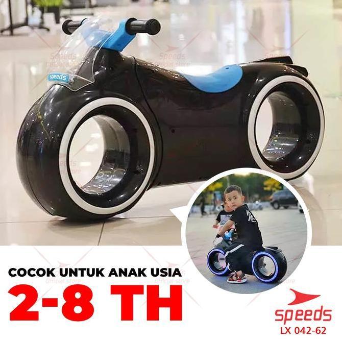 Promo Speeds Mainan Anak Sepeda Anak Model Sepeda Motor Sepeda Mini 042-62 Terbaru !!!