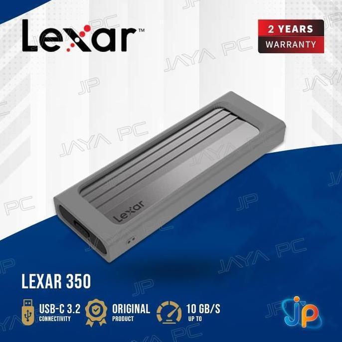 Lexar SSD Enclosure E350 M.2 NVMe & SATA External Case USB 3.2 Type-C