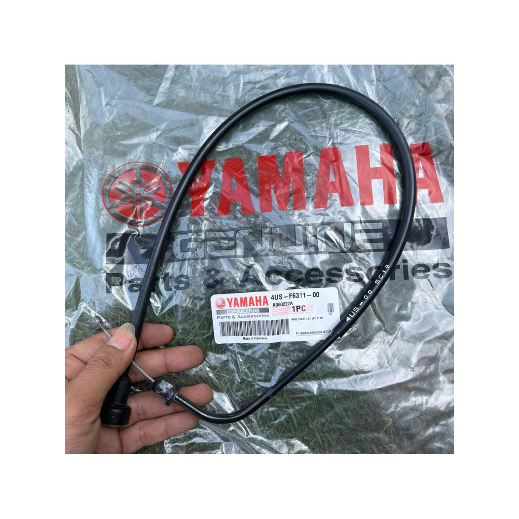 WIRE THROTTLE 1 KABEL GAS ATAS YAMAHA FIZR F1ZR ORIGINAL NOS