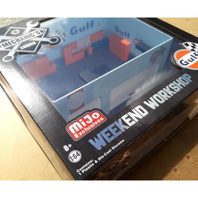 GREENLIGHT DIORAMA MECHANIC CORNER - WEEKEND WORKSHOP GULF Performa