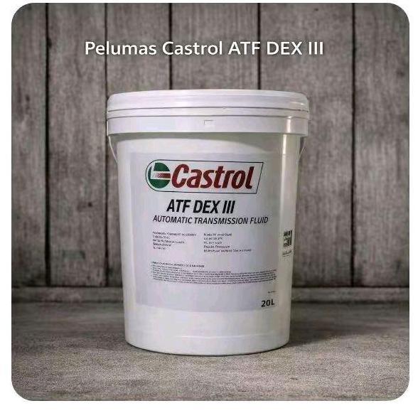 Castrol Atf Dex Iii 20L - Oli Transmisi Matic Mobil Dexron Iii/Atf Full Fluid Teknologi Sinkronisasi
