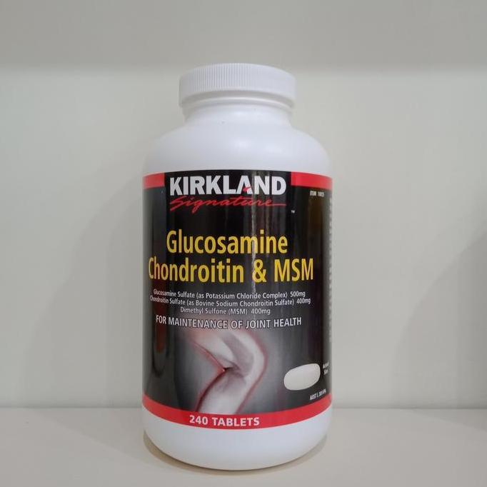 Kirkland Glucosamine Chondroitin & Msm 240 Tablets Terbaru 