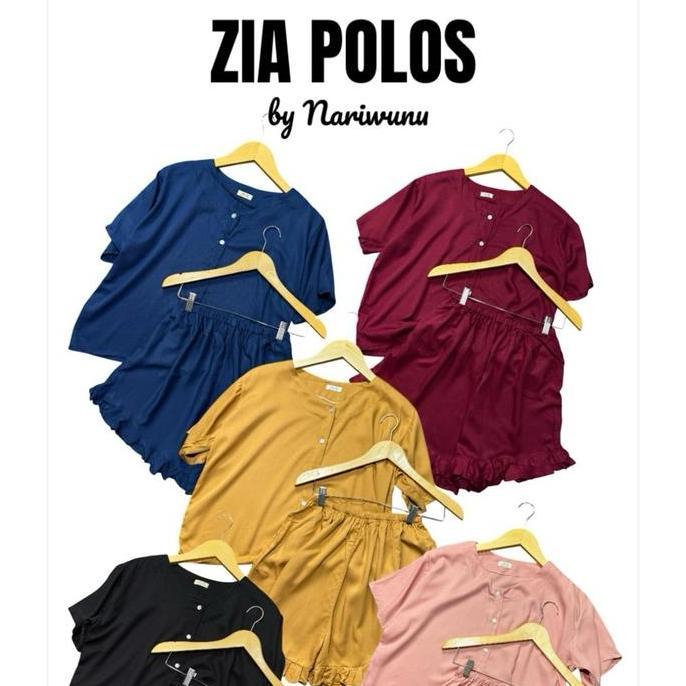Avila_Vela - Nariwunu - Zia Piyama Polos Kancing Rayon Twill Lembut Grade A Super Babydoll Setelan C