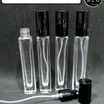 Botol Kotak Panjang 10 Ml ( Lusinan ) - Ulir / Drat