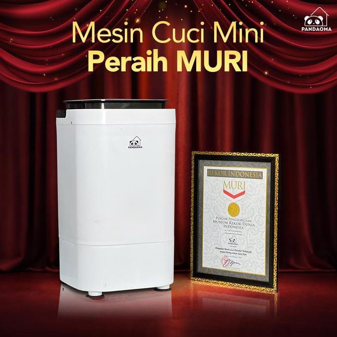 NEW PANDAOMA MESIN CUCI MINI ATRO MESIN CUCI SEPATU MESIN CUCI PORTABLE KAPASITAS 4,5KG ORI