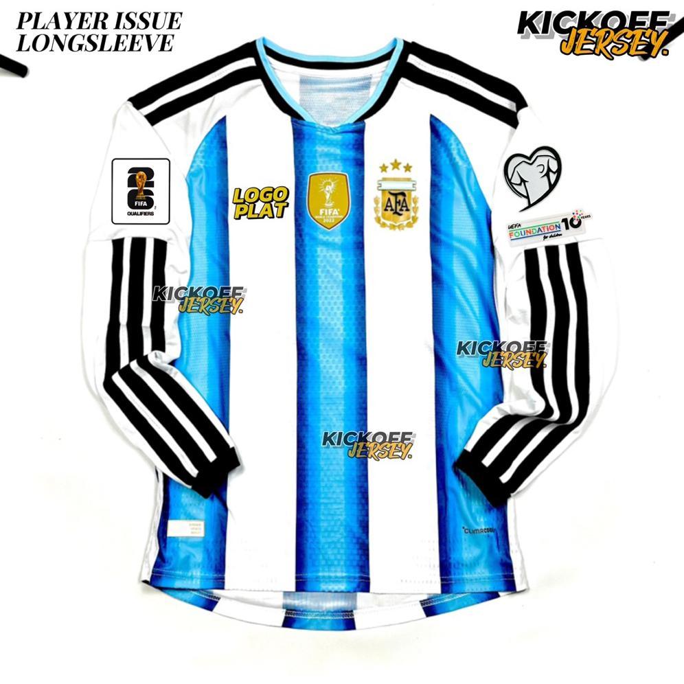 (PLAYER ISSUE LONGSLEEVE) JERSEY PIALA DUNIA ARGENTINA HOME PI LS LENGAN PANJANG WORLD CUP 2026 2027