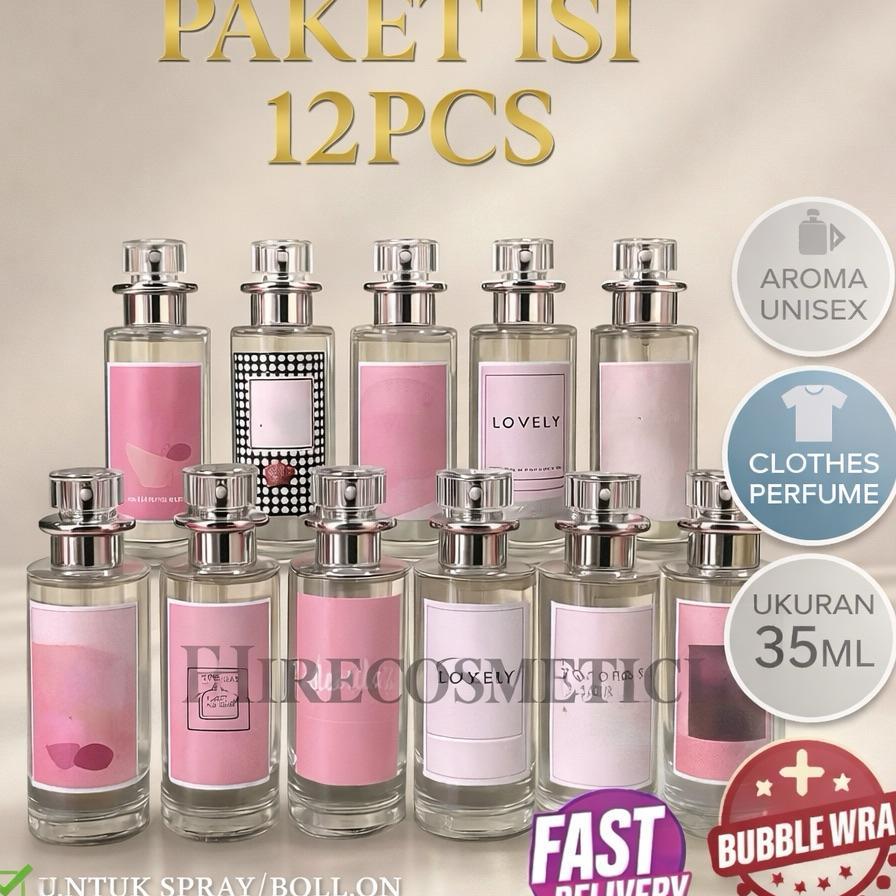 Paket Usaha Isi 12Pcs Parfum Thailand 35Ml Unisex / Paket Parfum Viral