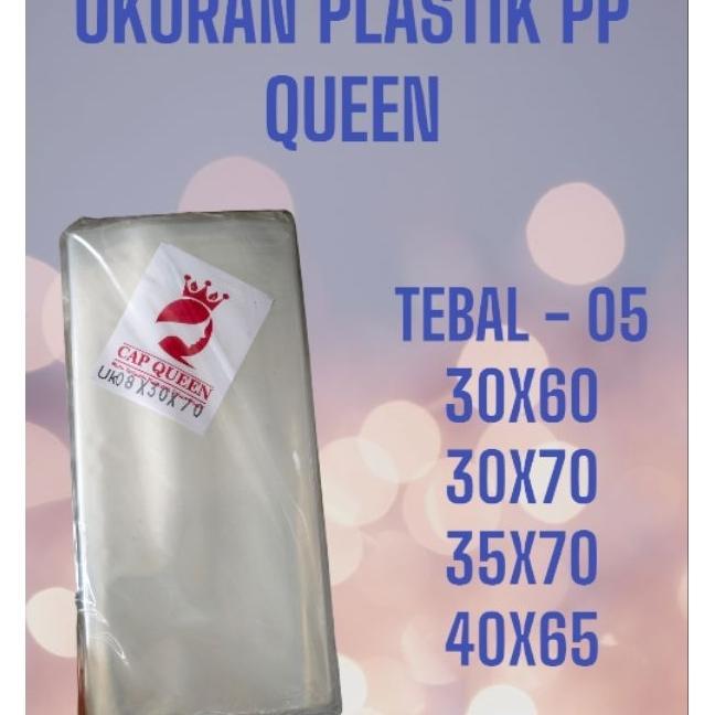 Plastik Pp Queen / Plastik Potongan Tebal 05 Ukuran 30X60 35X70  30X70