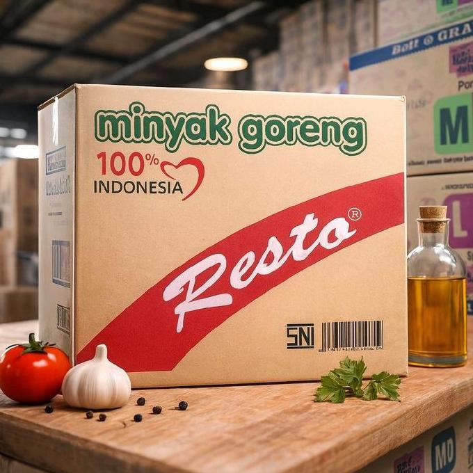Spezia- Resto Minyak Goreng Resto 180Ml 1 Dus Isi 48 Pcs Kemasan Bantal Indonesia