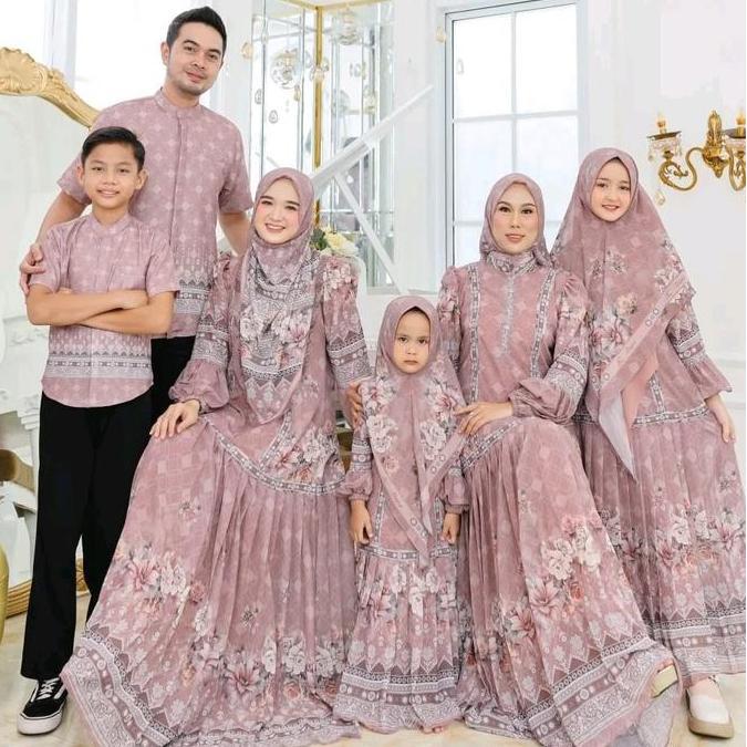 NEW GAMIS COUPLE FAMILY TERBARU INAYAH FAMILY BY AC ORIGINAL / GAMIS SYAR'I IBU DAN ANAK / COUPLE FA