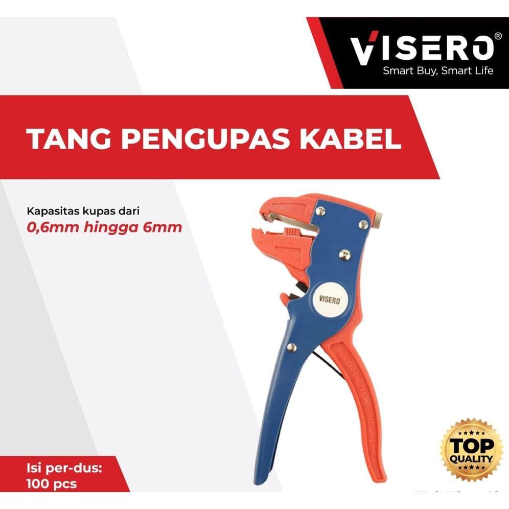Tang Kupas Kabel Model F Visero / Tang Pengupas Kabel Visero