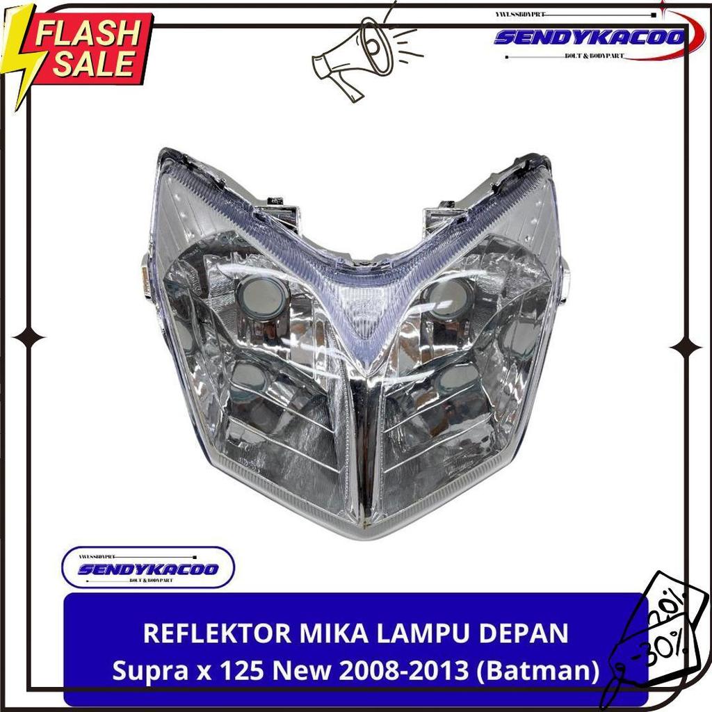 Batok Depan Supra X 125 Batman Merah Hitam Biru / Batok Supra X 125 Batman Flash Sale