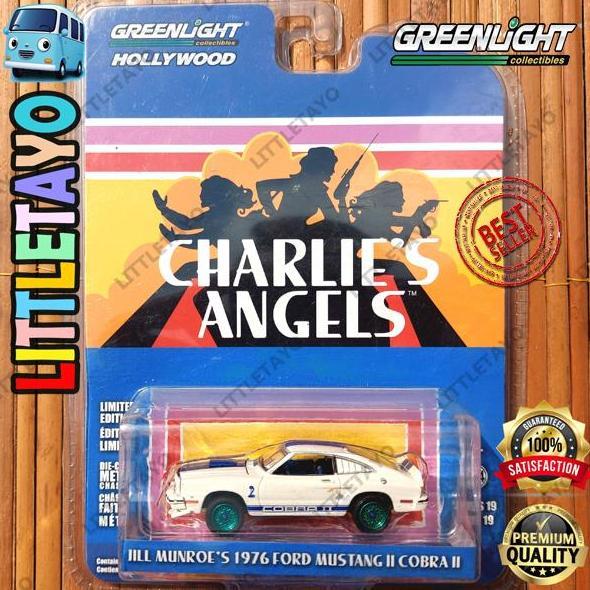 Greenlight Charlies Angels Jill Munroe's 1976 Ford Mustang II Cobra II Green Machine New