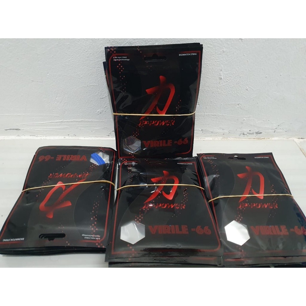Senar Badminton  Virile 66  Jp Power |Senar Raket  Jp Power 0.66 Original