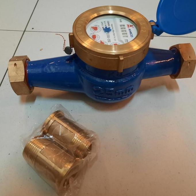 Water Meter AMICO drat 1"(inch) Flow Meter / Meteran Air AMICO