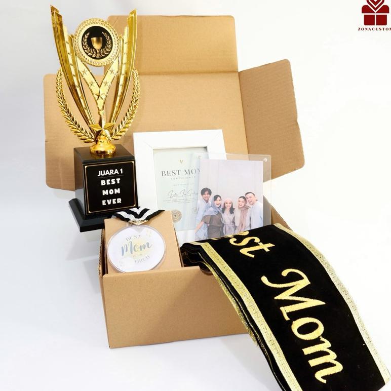 Hampers Sertifikat Ibu Custom Gift Hari Ibu Best Mom Free Figura Untuk Kado Set Hadiah Semarang Harg