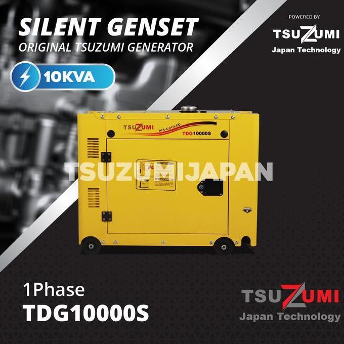 Genset Silent 8 KVA type TDG 10000S Tsuzumi
