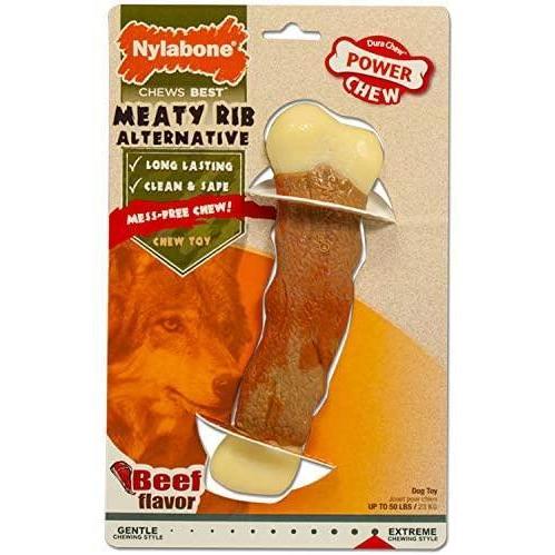 Nylabone Power Chew Animal Part Alternative Rib Beef NR600P