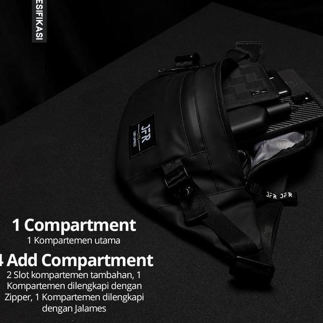 Jfr Lark Waist Bag Tas Selempang Bahan Bimo Pvc Jt43