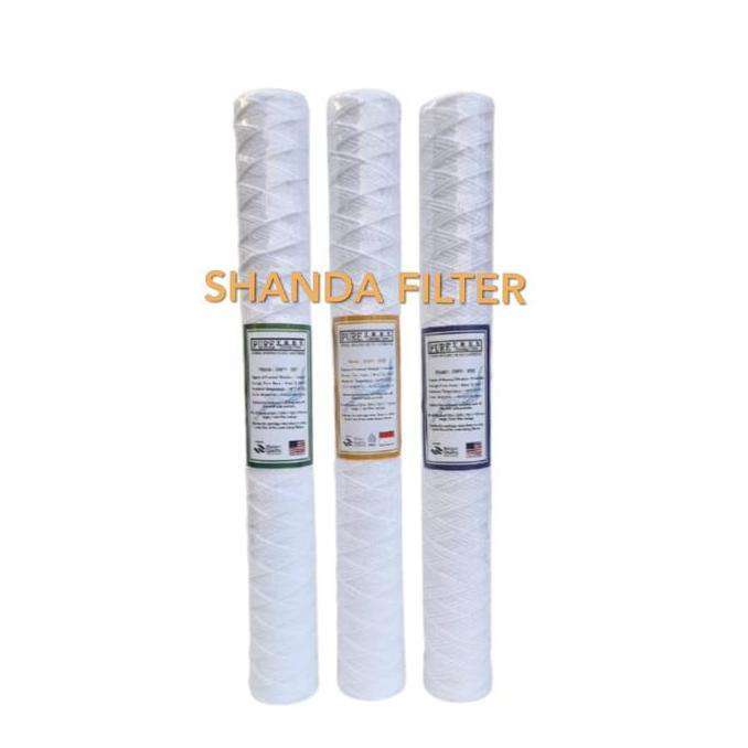 Cartridge Benang Puretrex Filter Air 20"/String Wound 01/05/10 Micron Restock