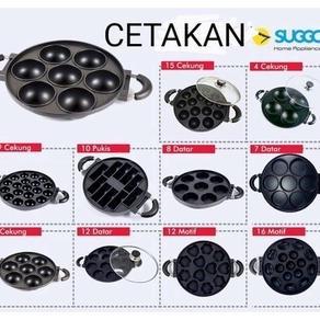 Cetakan Kue Suggo - Cetakan Takoyaki - Cetakan Pukis - Cetakan Martabak Mini - Cetakan Kue Cubit - T