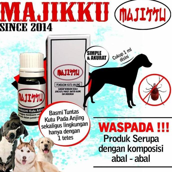 majiku obat kutu anjing