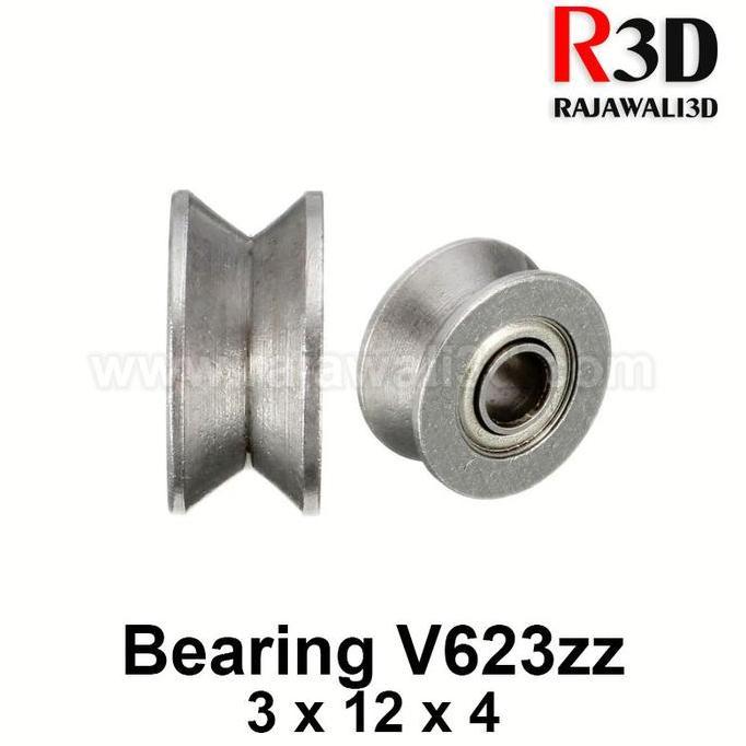 V623zz V 623zz V Groove Ball Bearing Wheel Ball Bearing 3 x 12 x 4