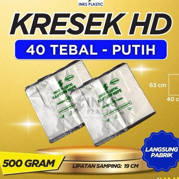 Akukamu- Kresek 40 Tebal Rna Kantong Kresek 40 Inks