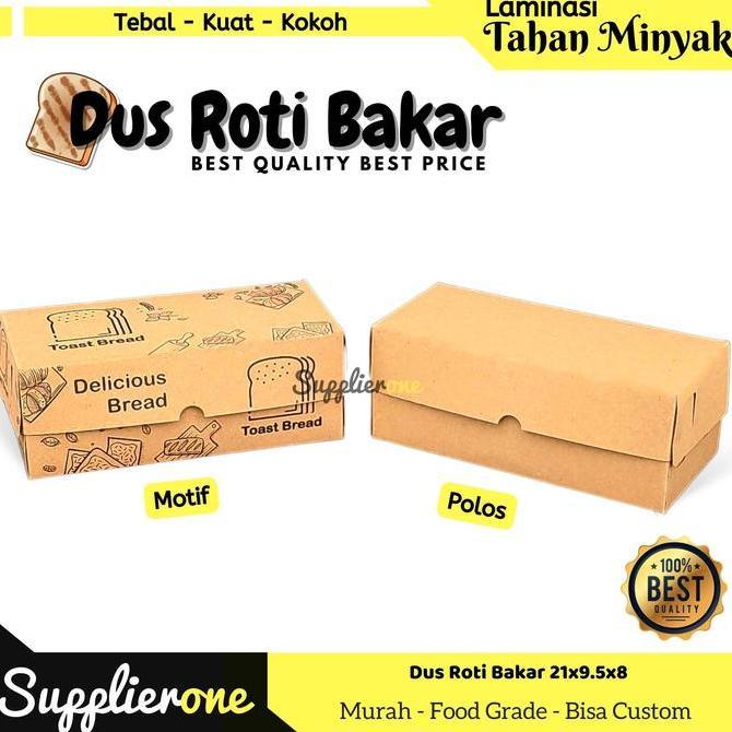 Sutoreji- Dus Roti Bakar Bandung Pack / Box Roti Bakar / Kemasan Roti Bakar